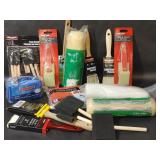 Paint Brushes, Paint Sponges, Edger Refills