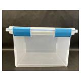 Clear Sterilite Storage Tub With Lid