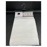 Four Rod Pocket Panels Brugge Linen White