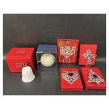 Lenox Porcelain Christmas Ornaments