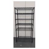 NSF Black Metal Six Shelf Baker