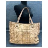 Costanza Rota Leather Woven Tote Bag