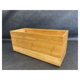 3 Bamboo Drawer Organizer Containers