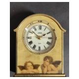 Linden Angels in Waiting Mini Mantel Clock