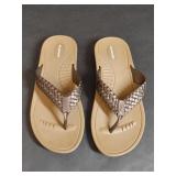 Okabashi Braided Texture Flip Flops Size ML