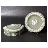 Vintage Sage Wedgwood Jasperware