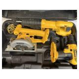 DeWalt Cordless Power Tool Set & Case