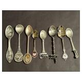 Pewter Souvenir Spoons Canada Vintage Telephone