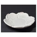 Department 56 Bunny Ring Plate Ceramic White