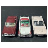 Vintage Buick, Crown Victoria, & Pink Toy Cars