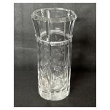 Mikasa Slovenia Etched Flower Crystal Vase