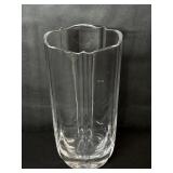 Clear Glass Crystal Vase