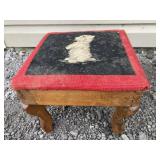 Dog Themed  Foot Stool- 10"x10"x8" Tall