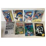 8 DC Comics: Superman, Wonder Woman, Shadow