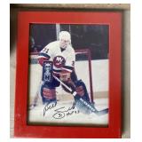 Framed & Autographed New York Islanders Photo