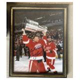 Framed & Autographed Detroit Red Wings Photo