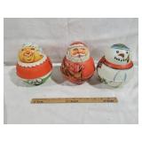 BRISTOL WARE 1981 CHRISTMAS METAL CONTAINERS