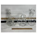 DECANTERS, WINE PITCHER