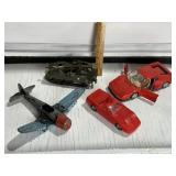 HUBLEY NAVY PLANE, FERRARI, TANK