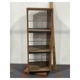 SWIVAL BOOK/CD SHELF, 31 3/4" T X 11 3/4"