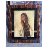 PENNI ANNE CROSS NATIVE AMERICAN WOMEN WOOD ART