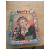 COCA COLA METAL TRAY 10 X 13