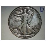 1941 - D WALKING LIBERTY HALF