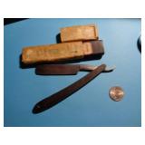 STRAIGHT RAZOR - W BOX DATED 1910