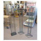 3 - METAL DVD / CD / RACKS / LW