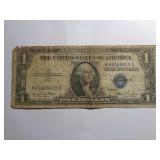 1935D $1 BLUE SEAL SILVER CERTIFICATE