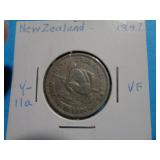 1947 NEW ZEALAND 1 SHILLING