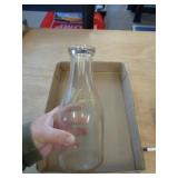 GLASS MILK BOTTLE