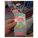 3 PR GIRLS SOCKS SZ 10-4