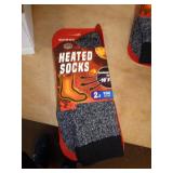 1 PR HEATED SOCKS MENS 10-13