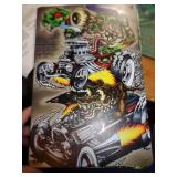 8"X12" RAT FINK METAL SIGN - RODS