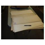 LOT OF HOBBY PLYWOOD