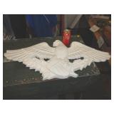 HEAVY PLASTER EAGLE WALL DECOR / RC