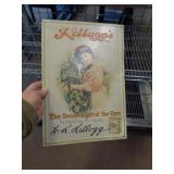 11"X16" KELLOGG METAL SIGN