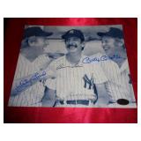 8X10 PIC NO COA - FORD, MAILER & MANTLE