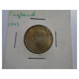 1943 ENGLAND 3 PENCE