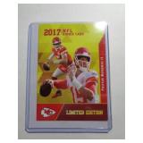 2017 PATRICK MAHOMES II ROOKIE CARD