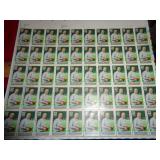 STAMP SHEET - 22ï¿½ KNUTE ROCKNE 1988