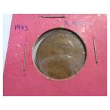 1943 ENGLAND HALF PENNY