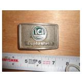 ICI EXPLOSIVES BELT BUCKLE