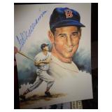 8"X10" NO COA -  TED WILLIAMS