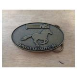 N S RAILROAD BELT BUCKLE