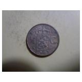 1941 INDONESIA 1/4 GULDEN / .720 SILVER