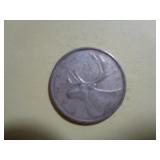 1961 CANADA 25ï¿½ / .800 SILVER