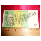 AUSTRALIA 2 DOLLAR BANKNOTE