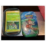 POKEMON TIN WITH CARDS